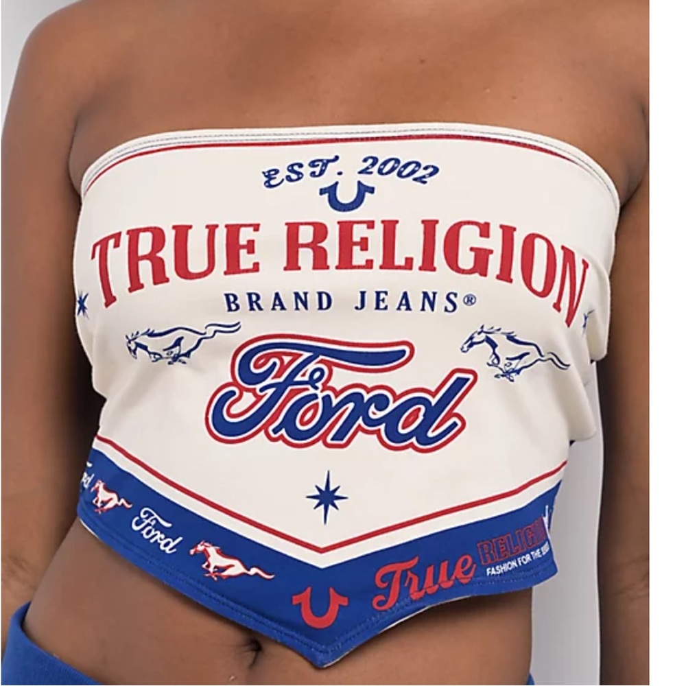 Ford x True Religion Irena Scarf Tube Top